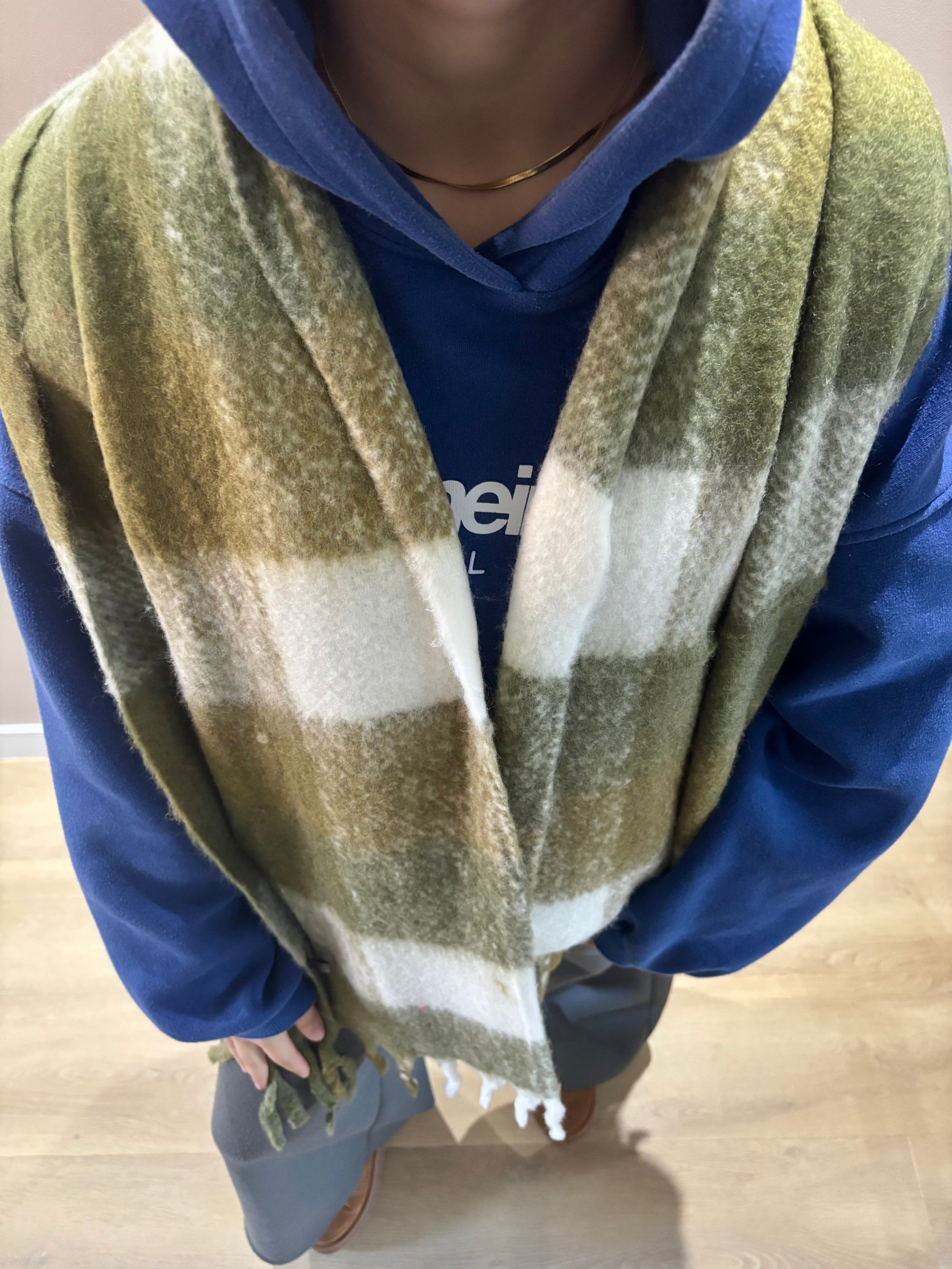 Whisper Wrap Scarf - Army Green