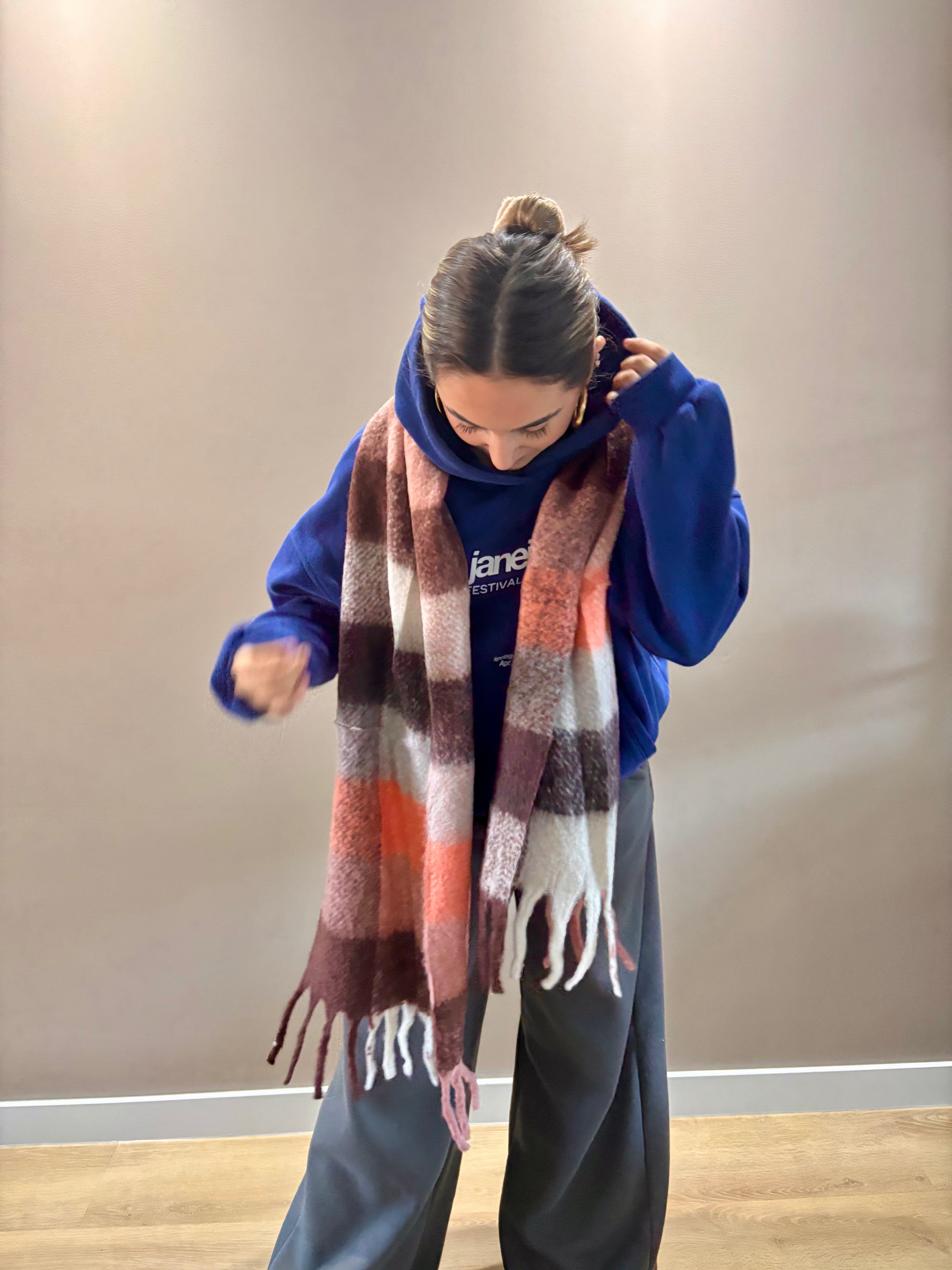 Whisper Wrap Scarf - Brown