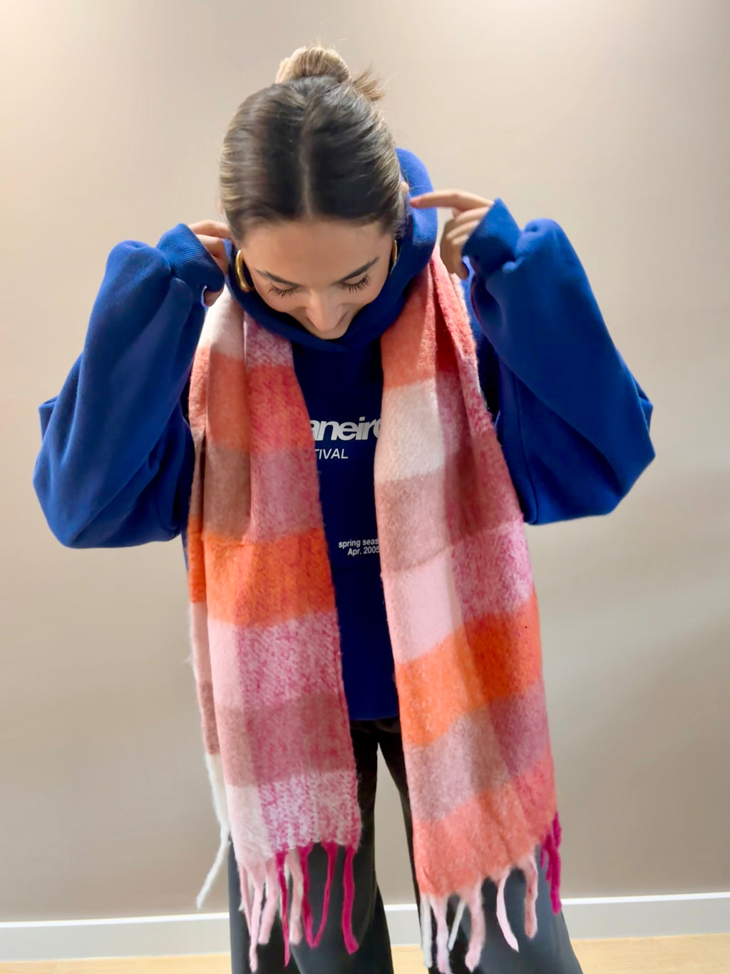 Whisper Wrap Scarf- Orange