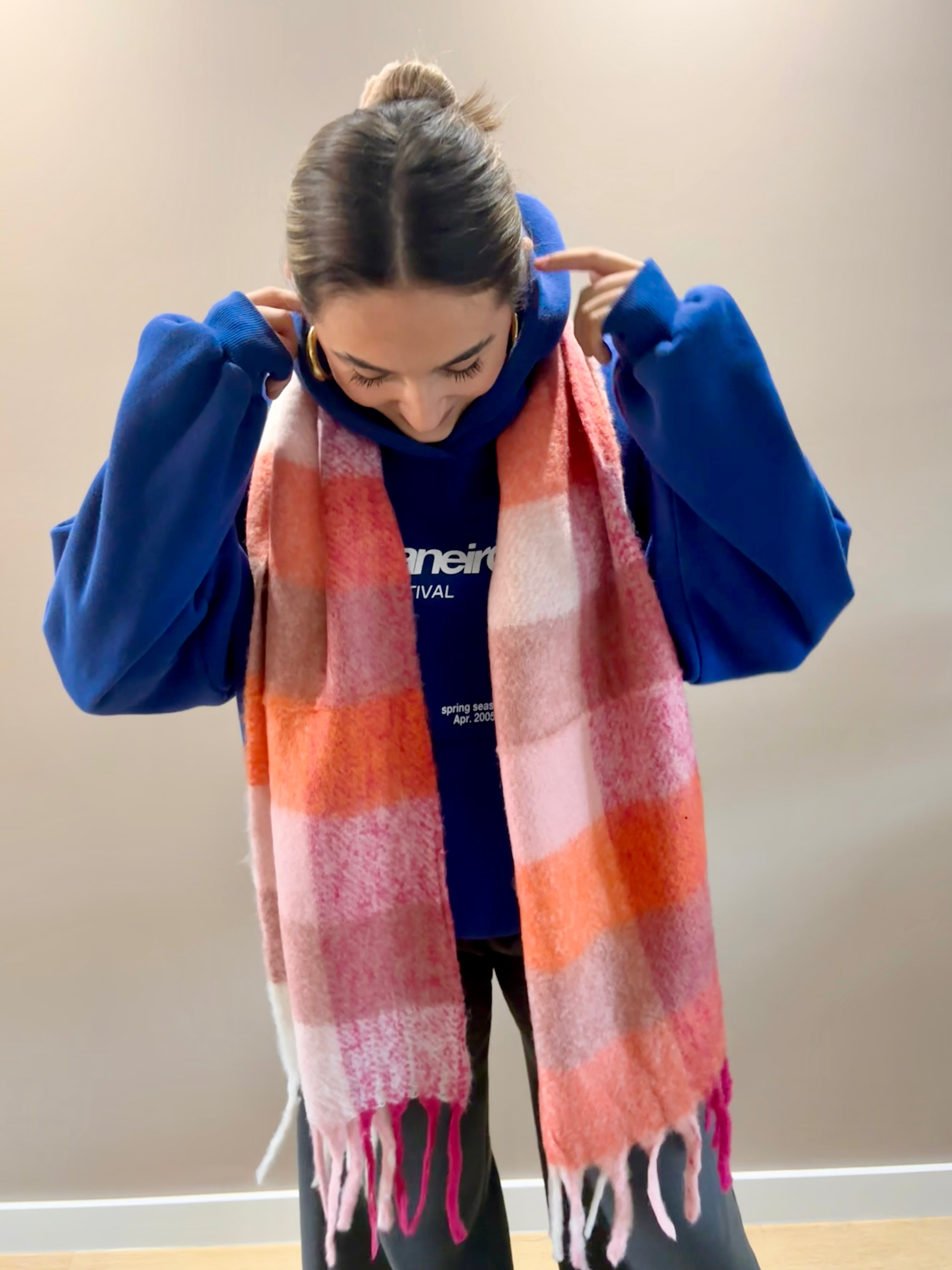Whisper Wrap Scarf- Orange