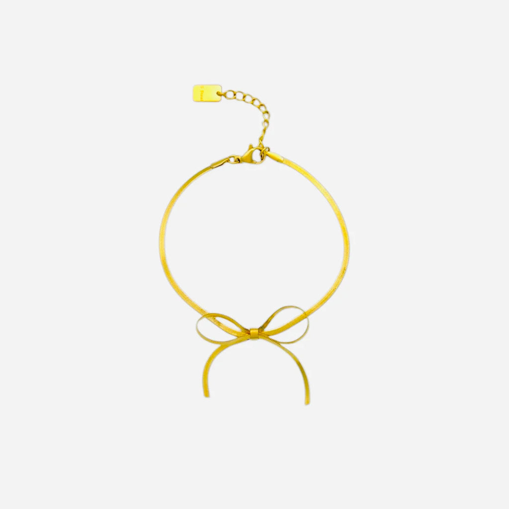 Snake bow bracelet