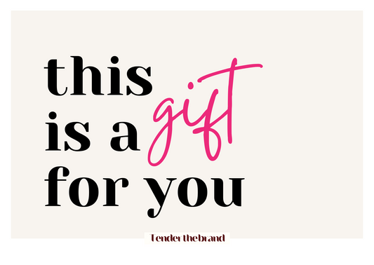 Tender the brand cadeaukaart | ONLINE