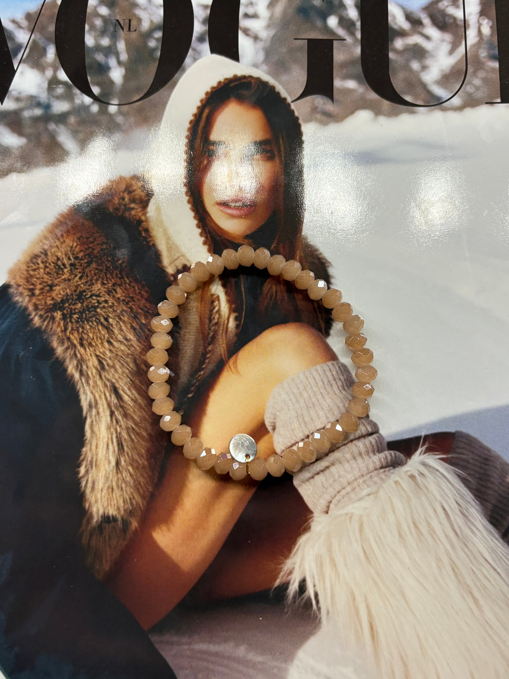 Kraal armbandjes - NUDE