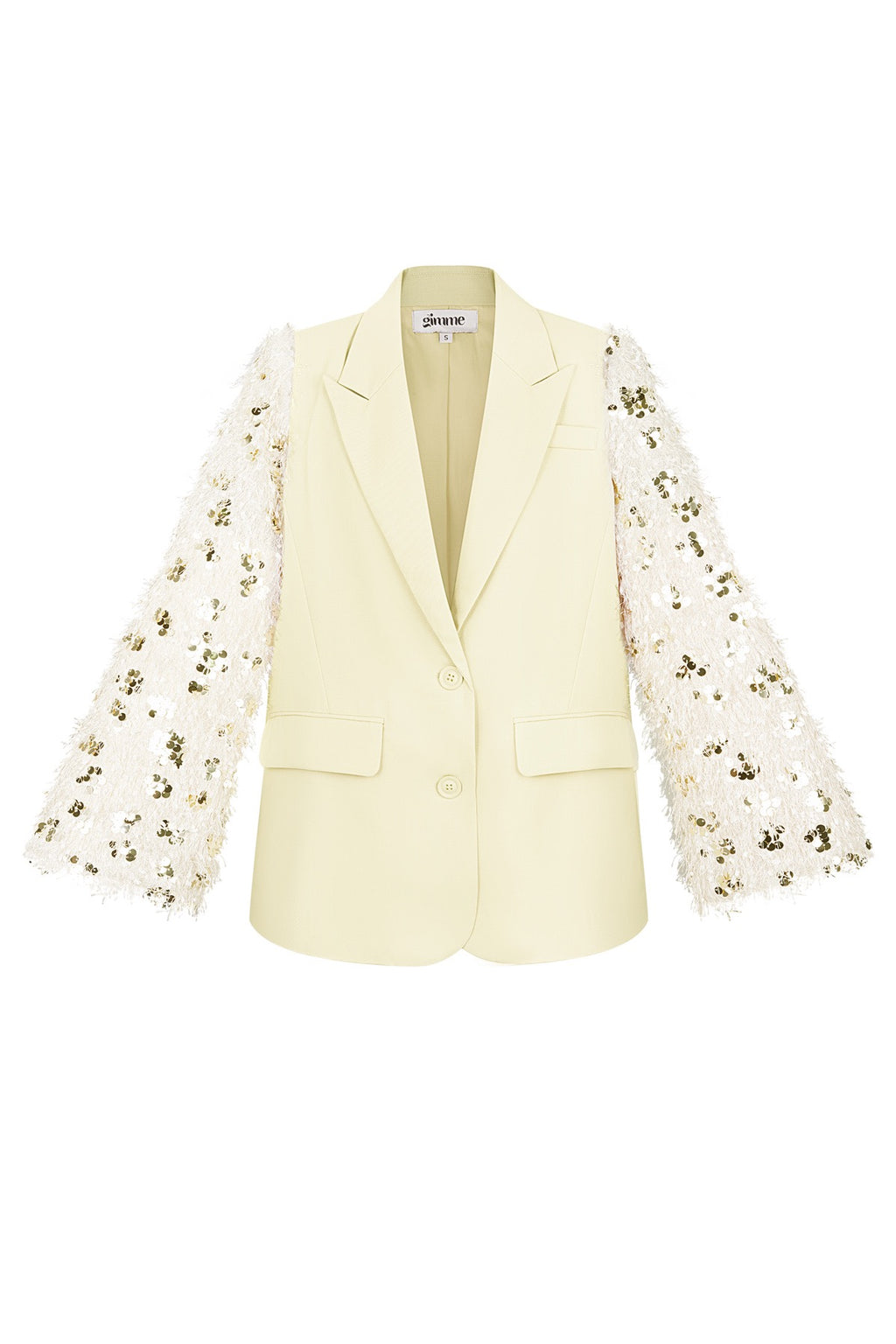 Fluffy sparkle blazer