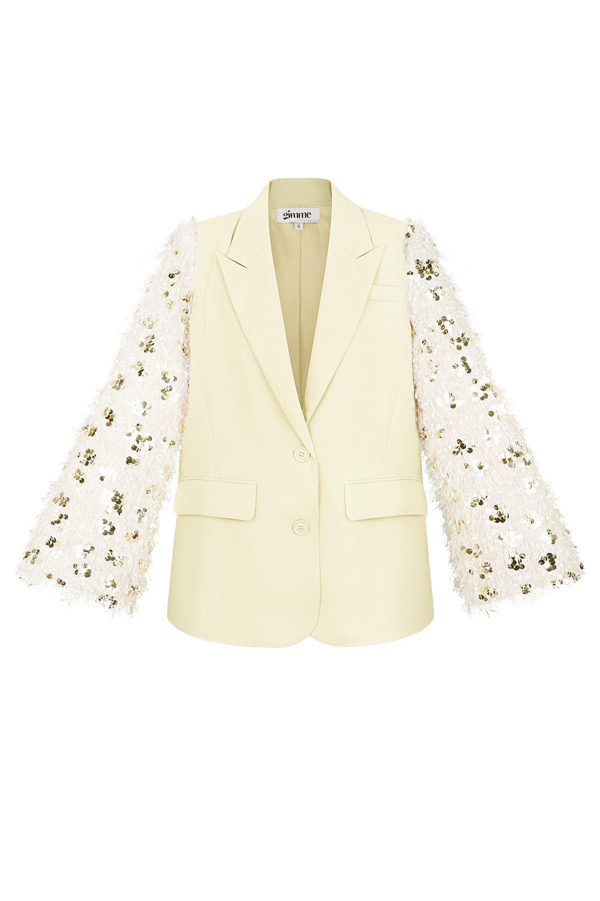 Fluffy sparkle blazer