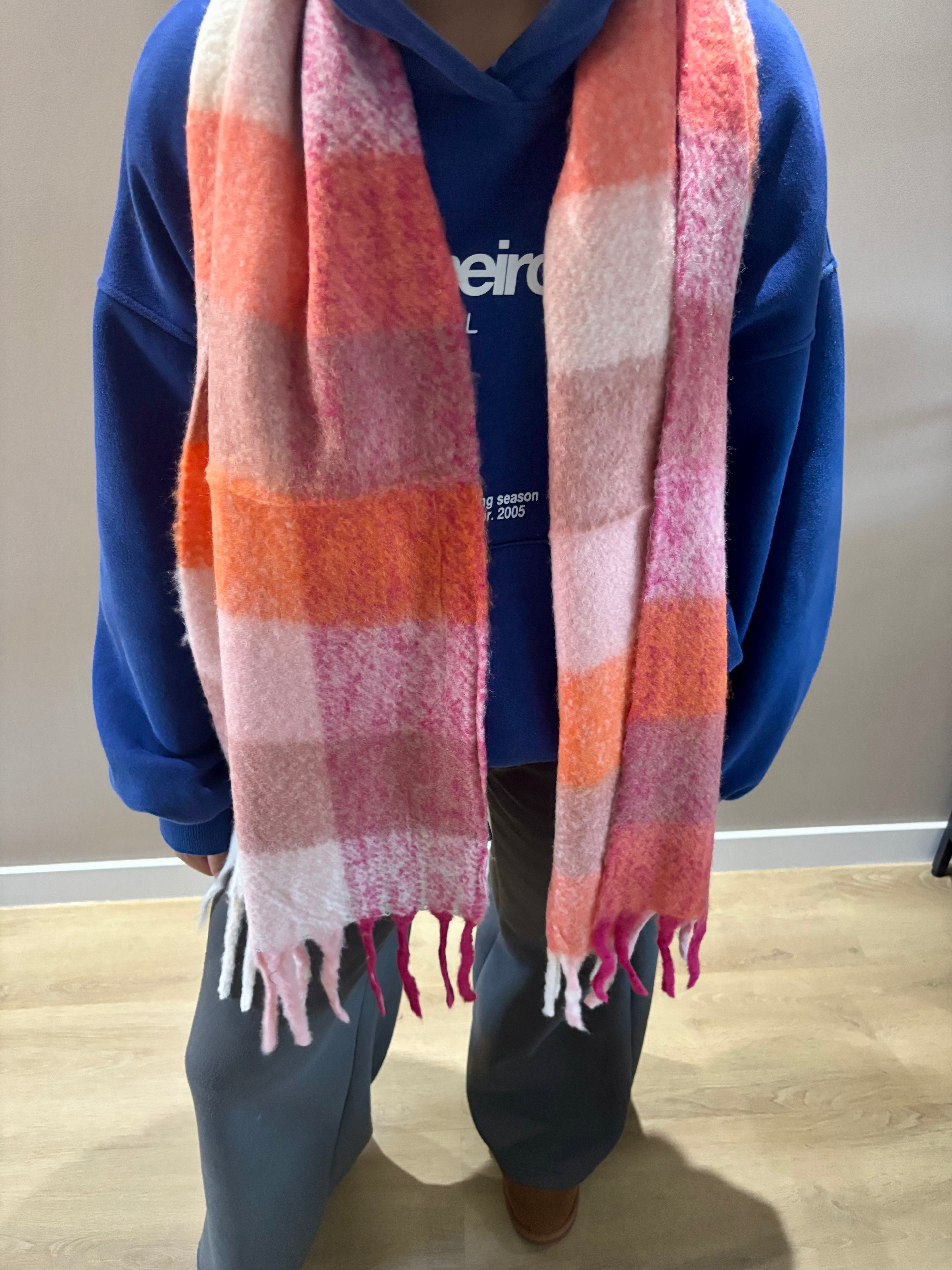 Whisper Wrap Scarf- Orange