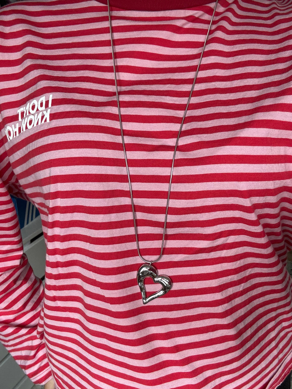 Open heart necklace
