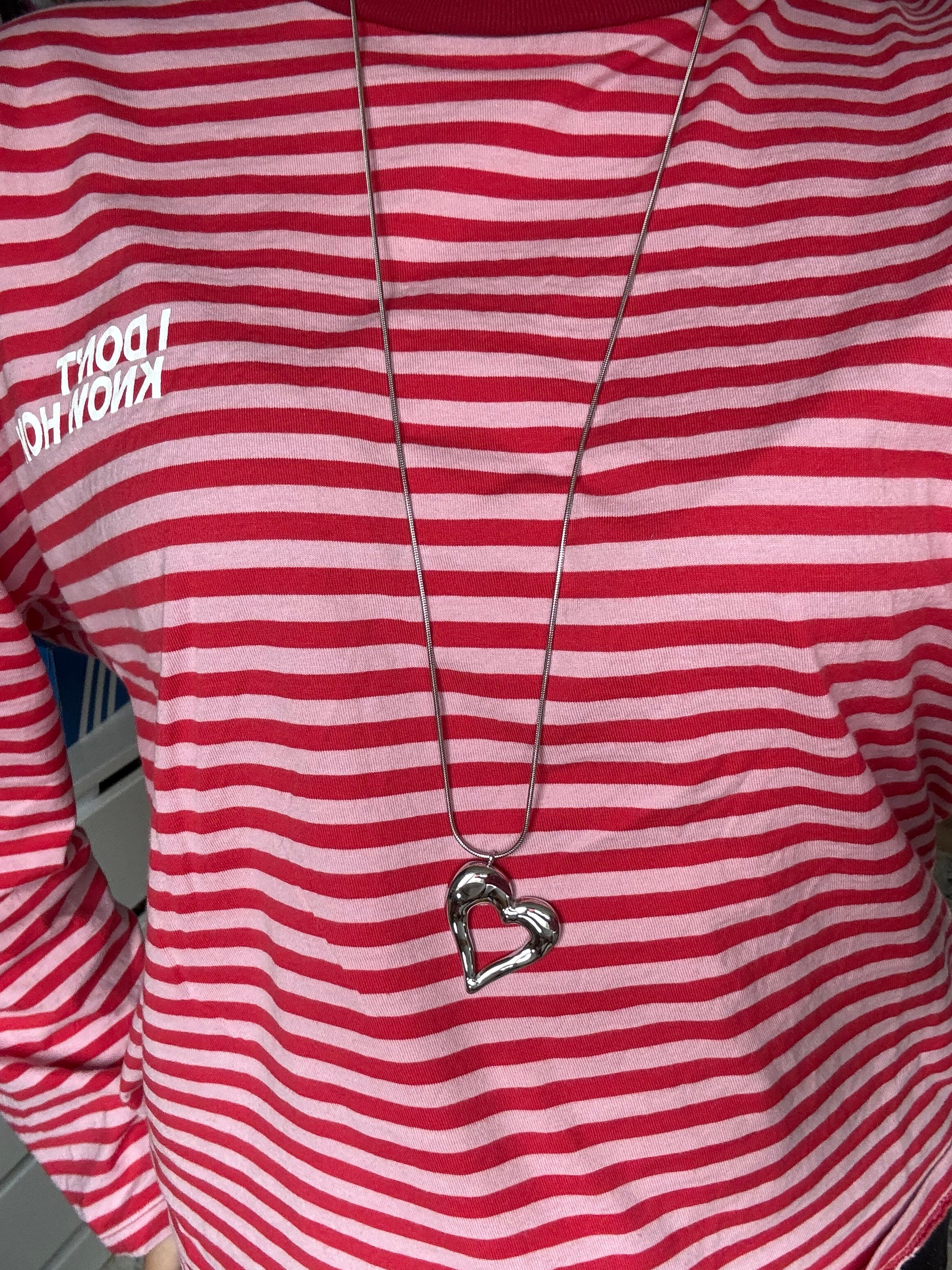 Open heart necklace