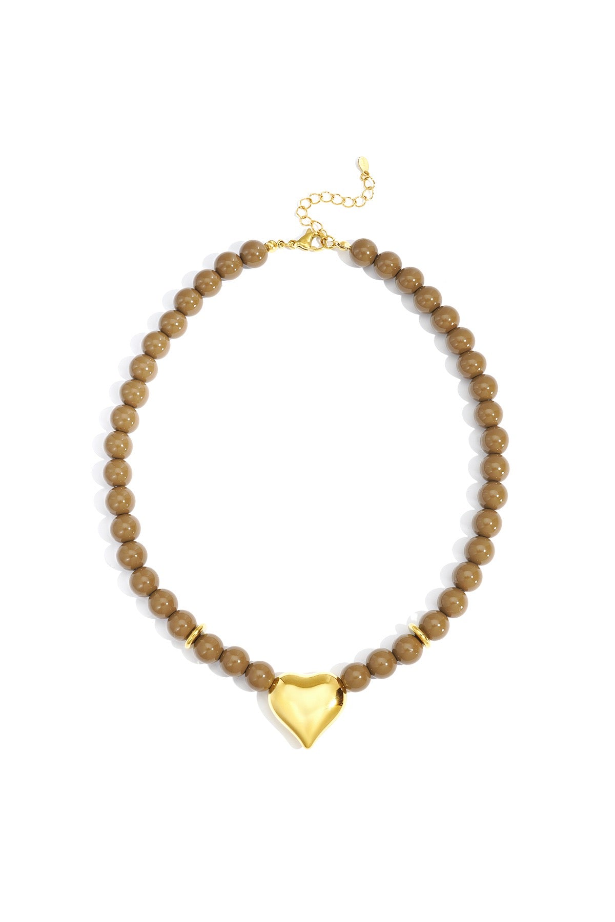 Heart beads necklace