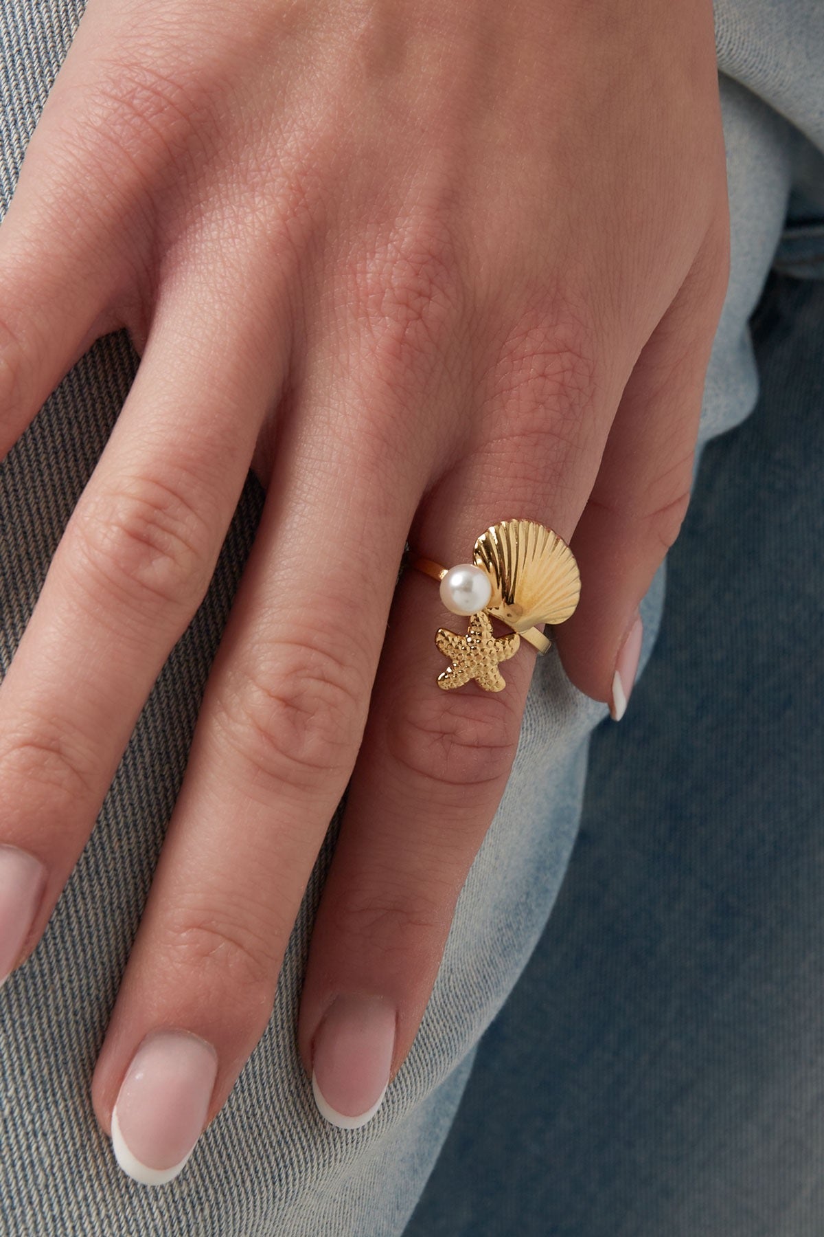 Sea pearl ring