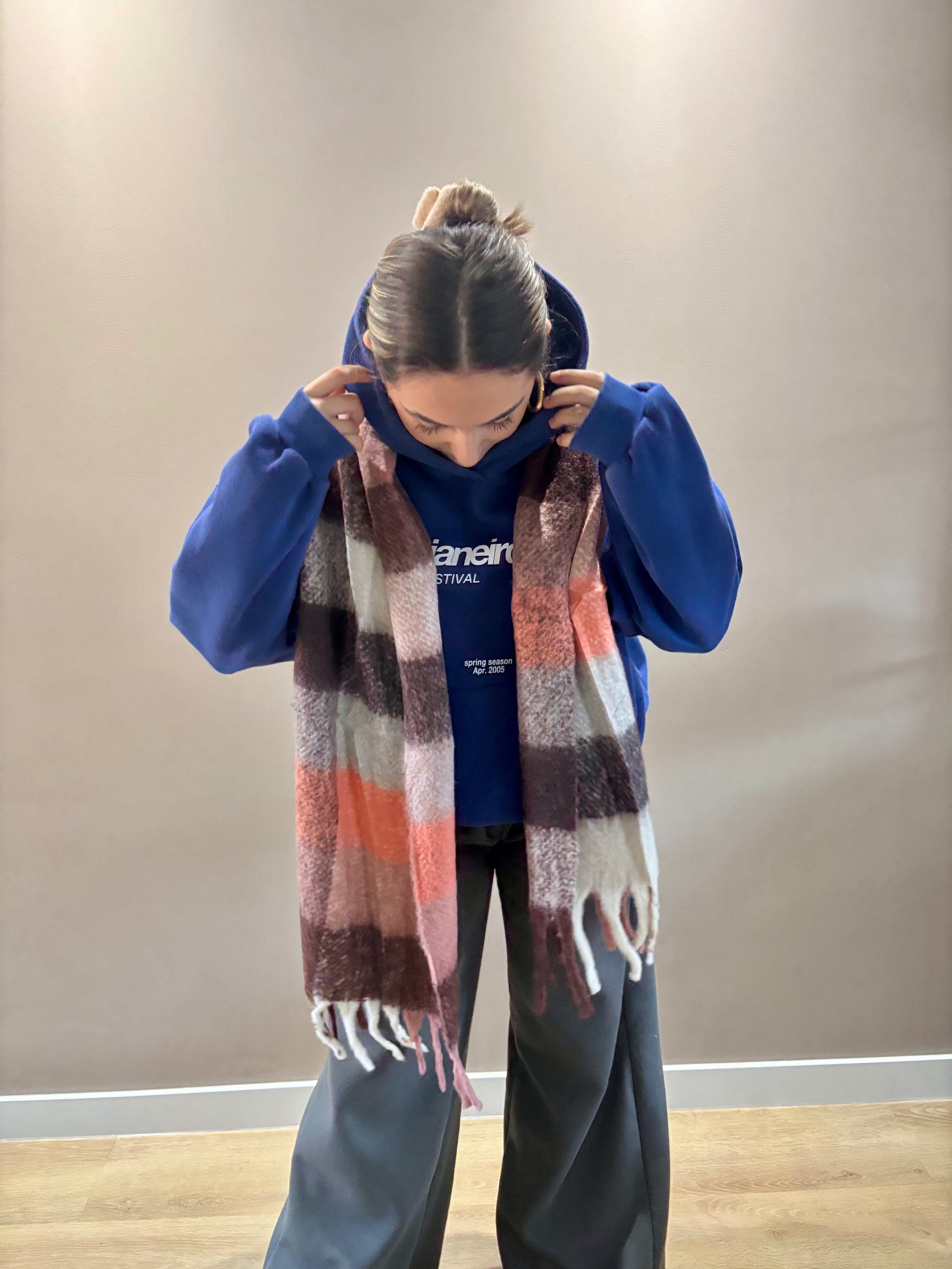 Whisper Wrap Scarf - Brown