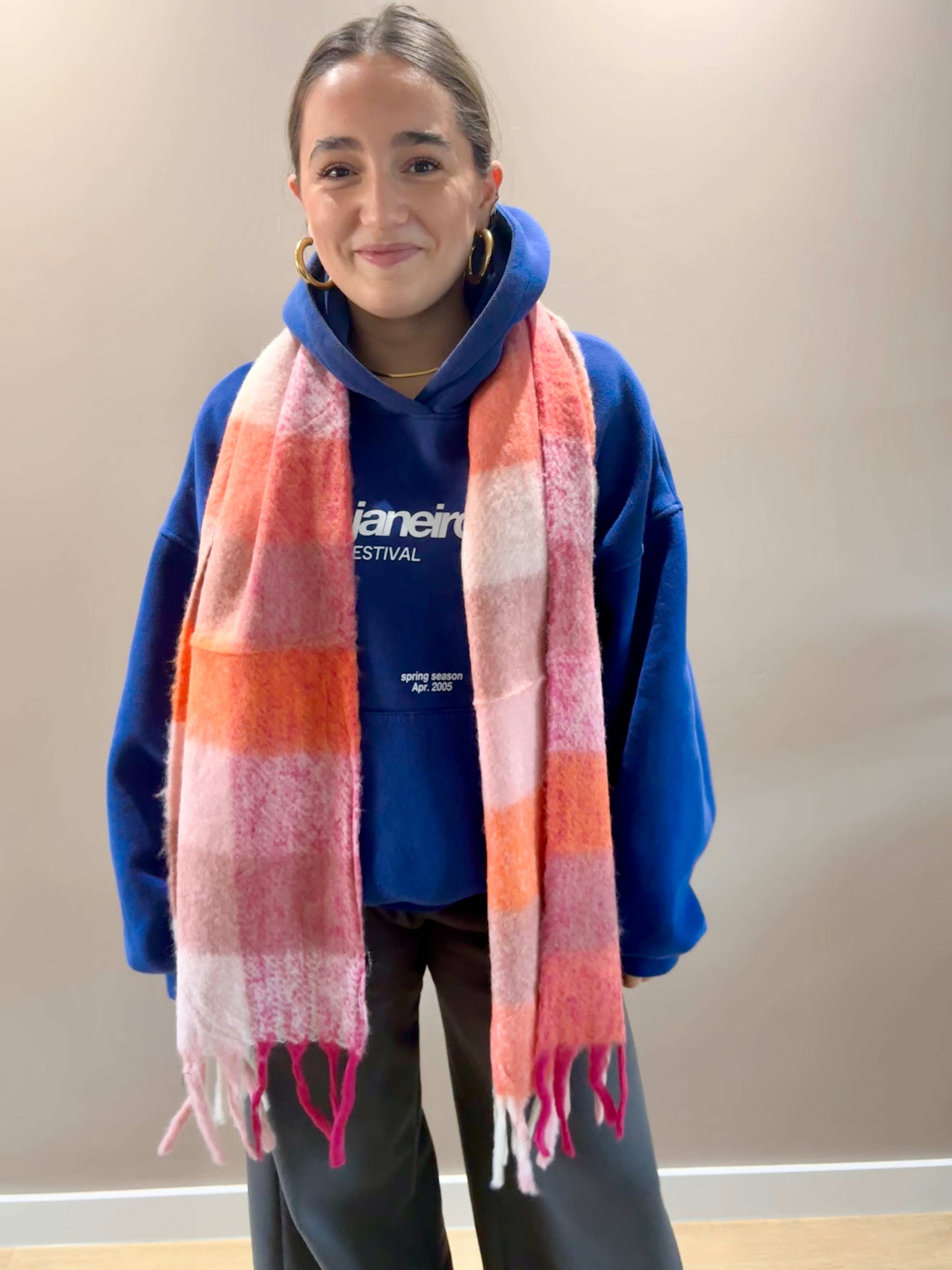Whisper Wrap Scarf- Orange