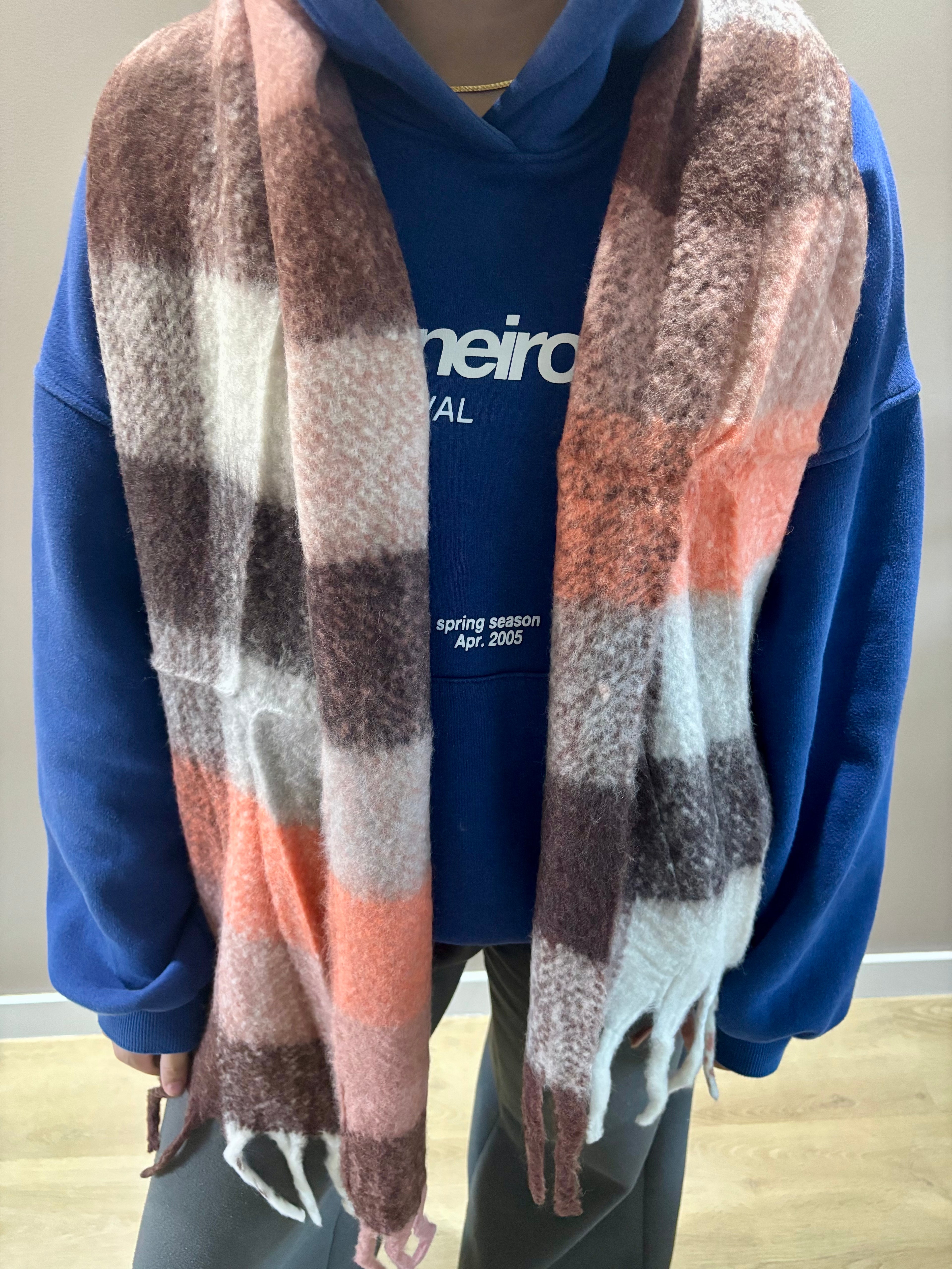 Whisper Wrap Scarf - Brown