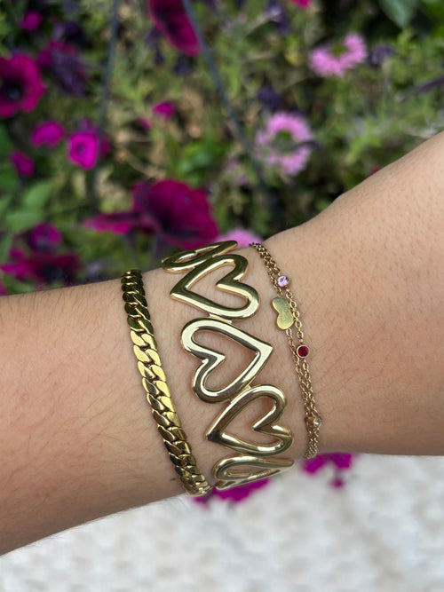 ALL HEARTS BANGLE