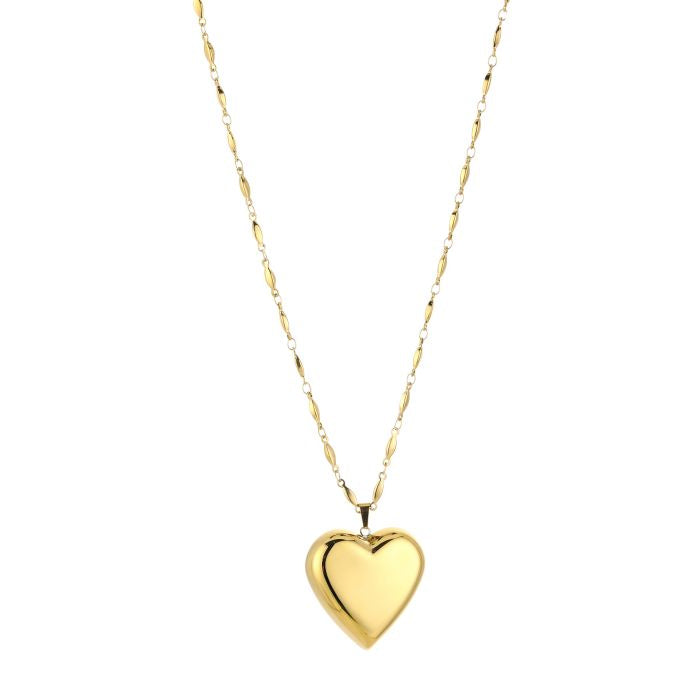 Long hearts necklace