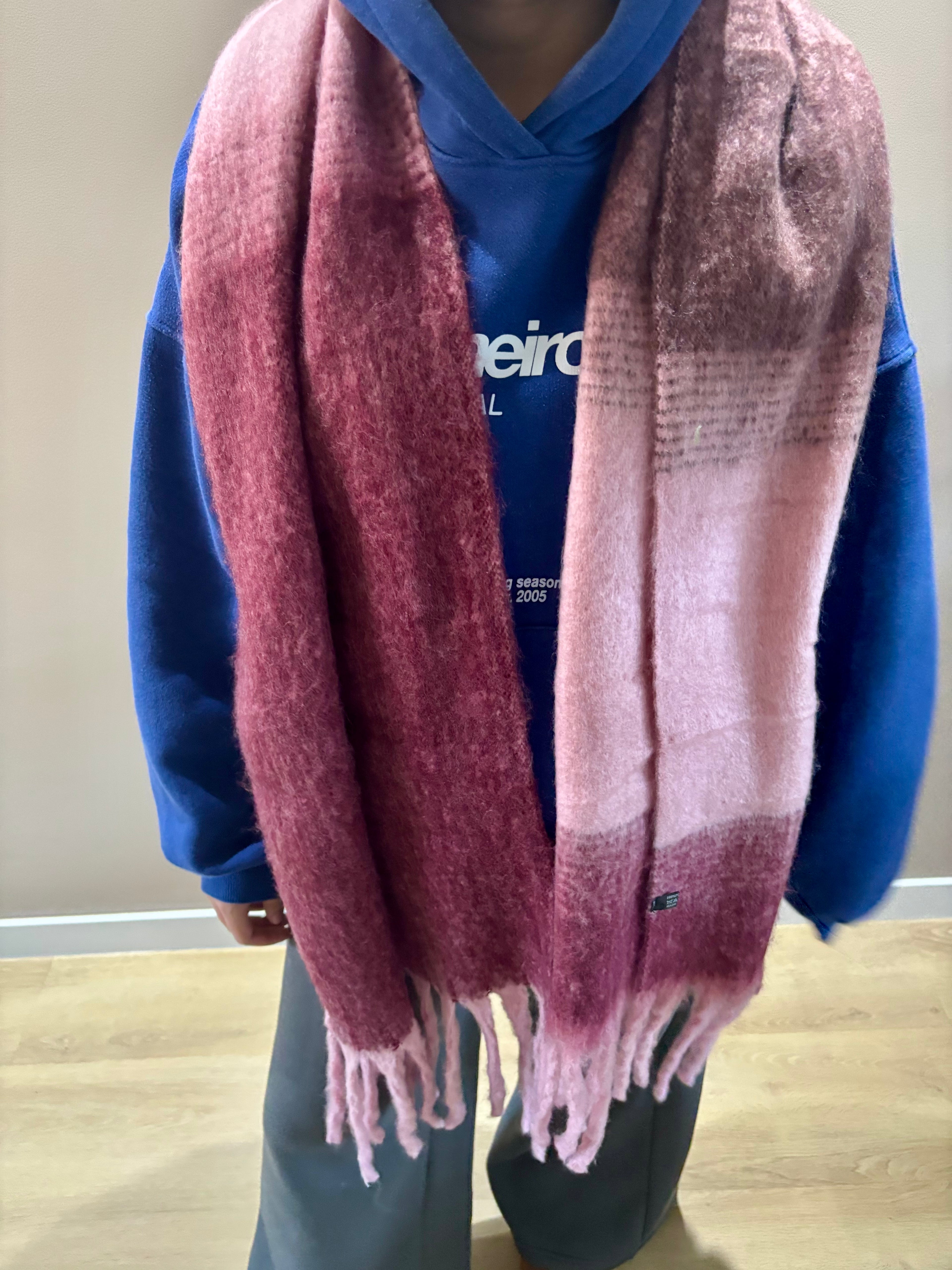 Whisper Wrap Scarf - Bordeaux