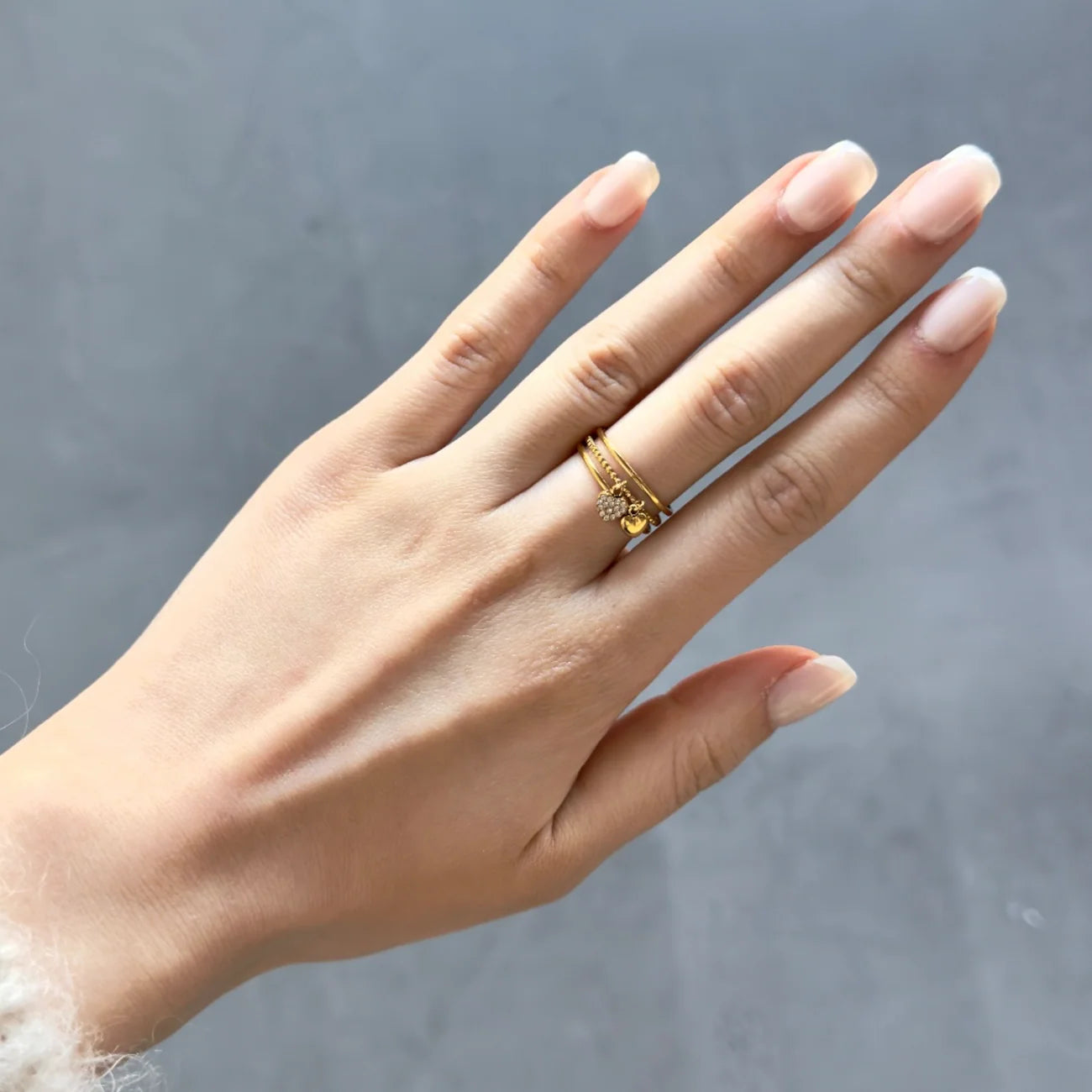 Lover charm ring