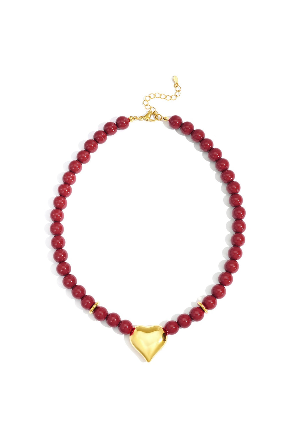 Heart beads necklace