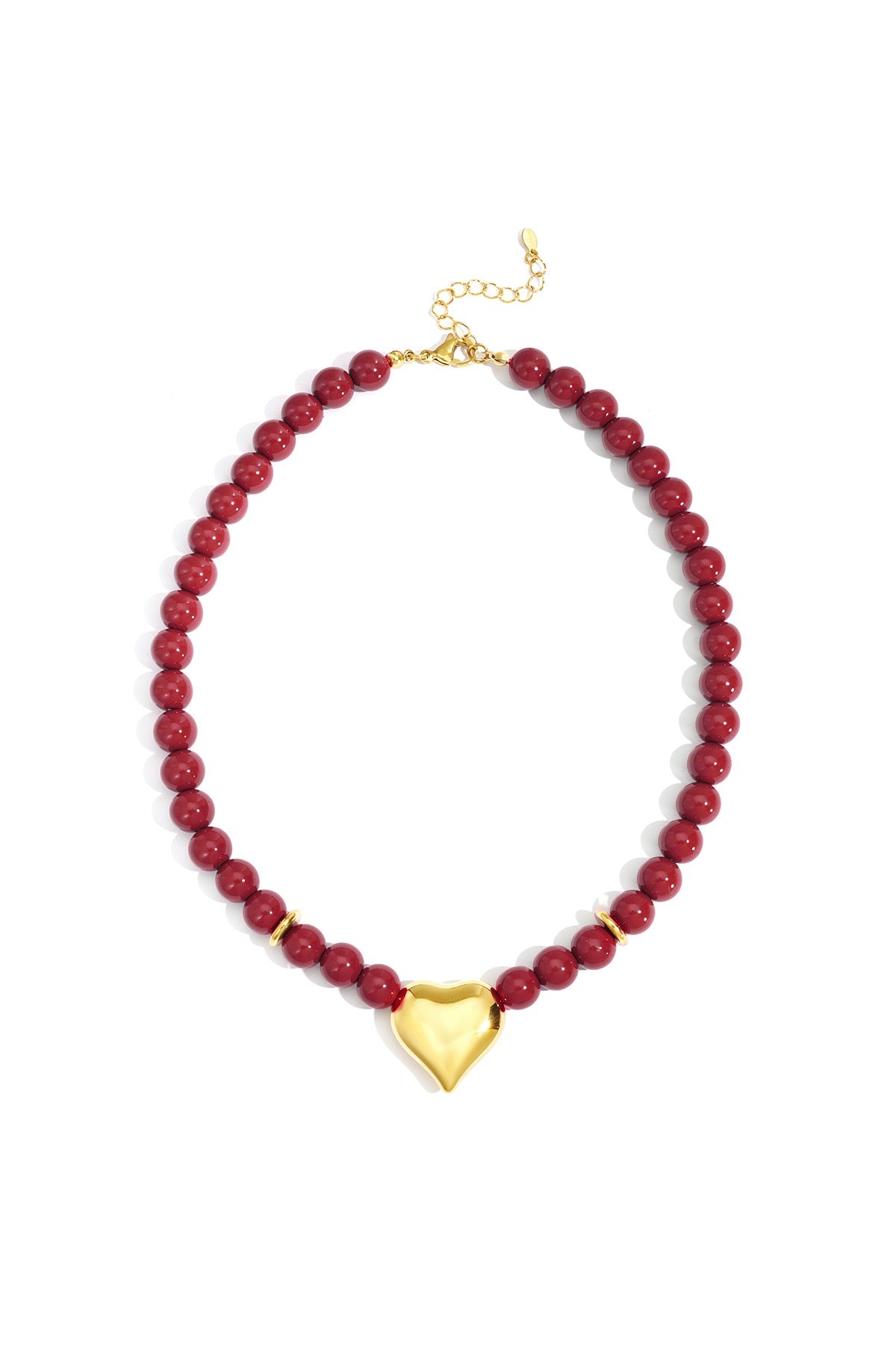 Heart beads necklace