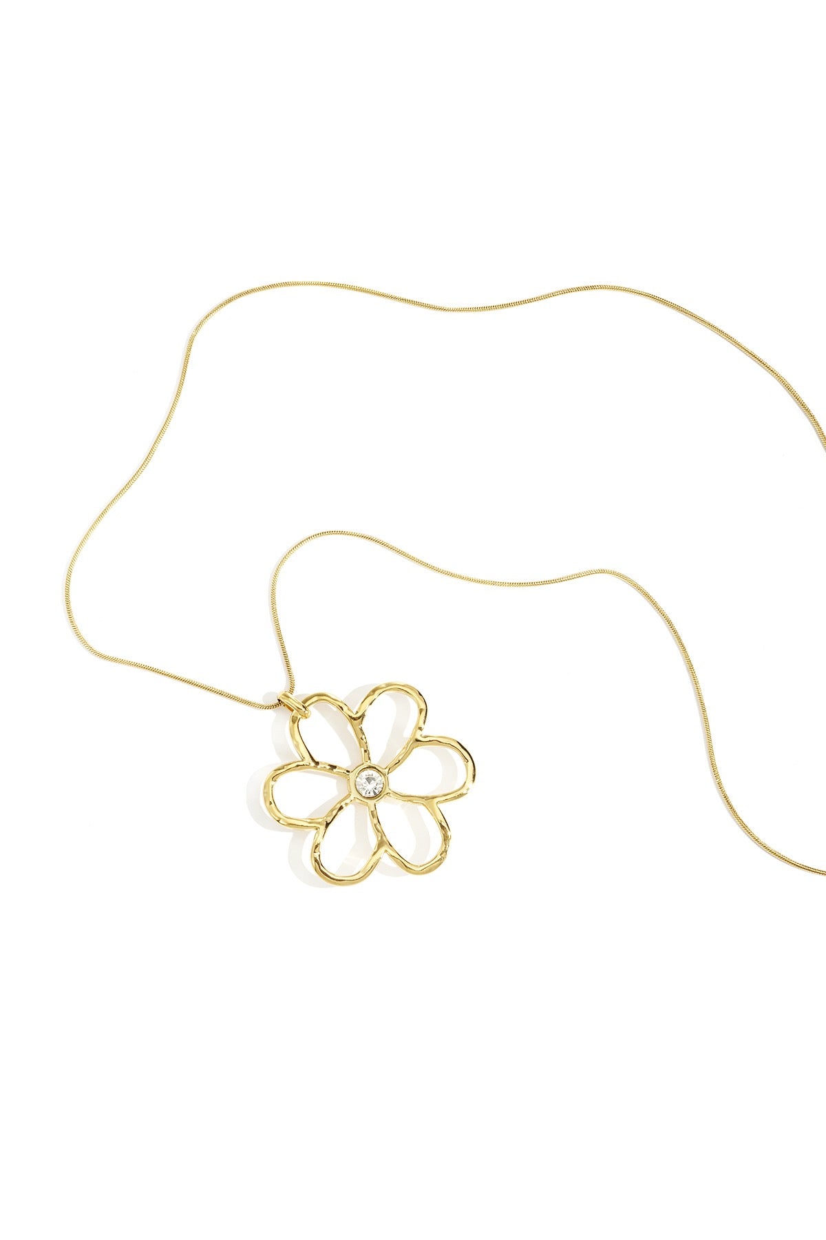 Long flower necklace
