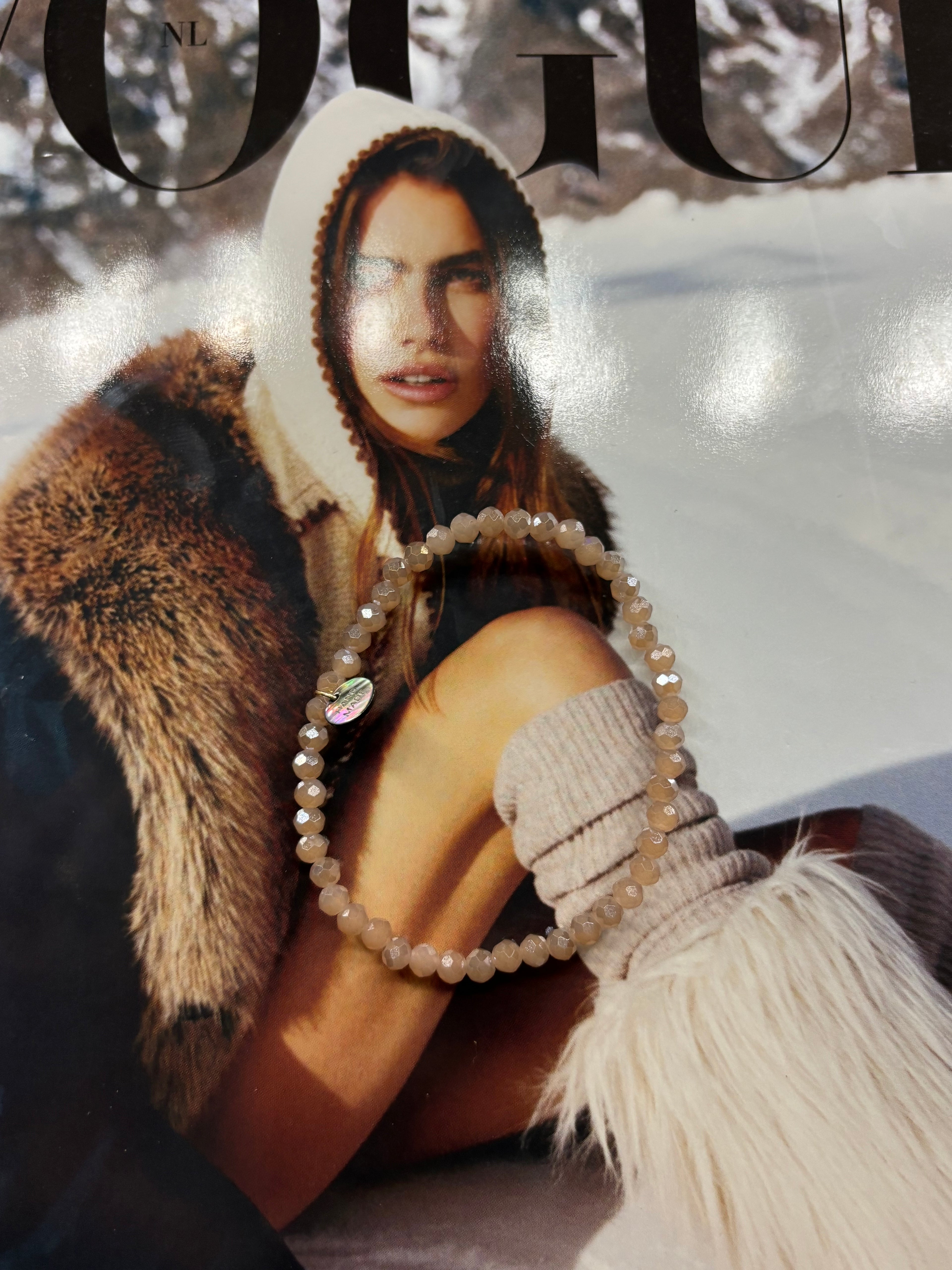 Kraal armbandjes - NUDE