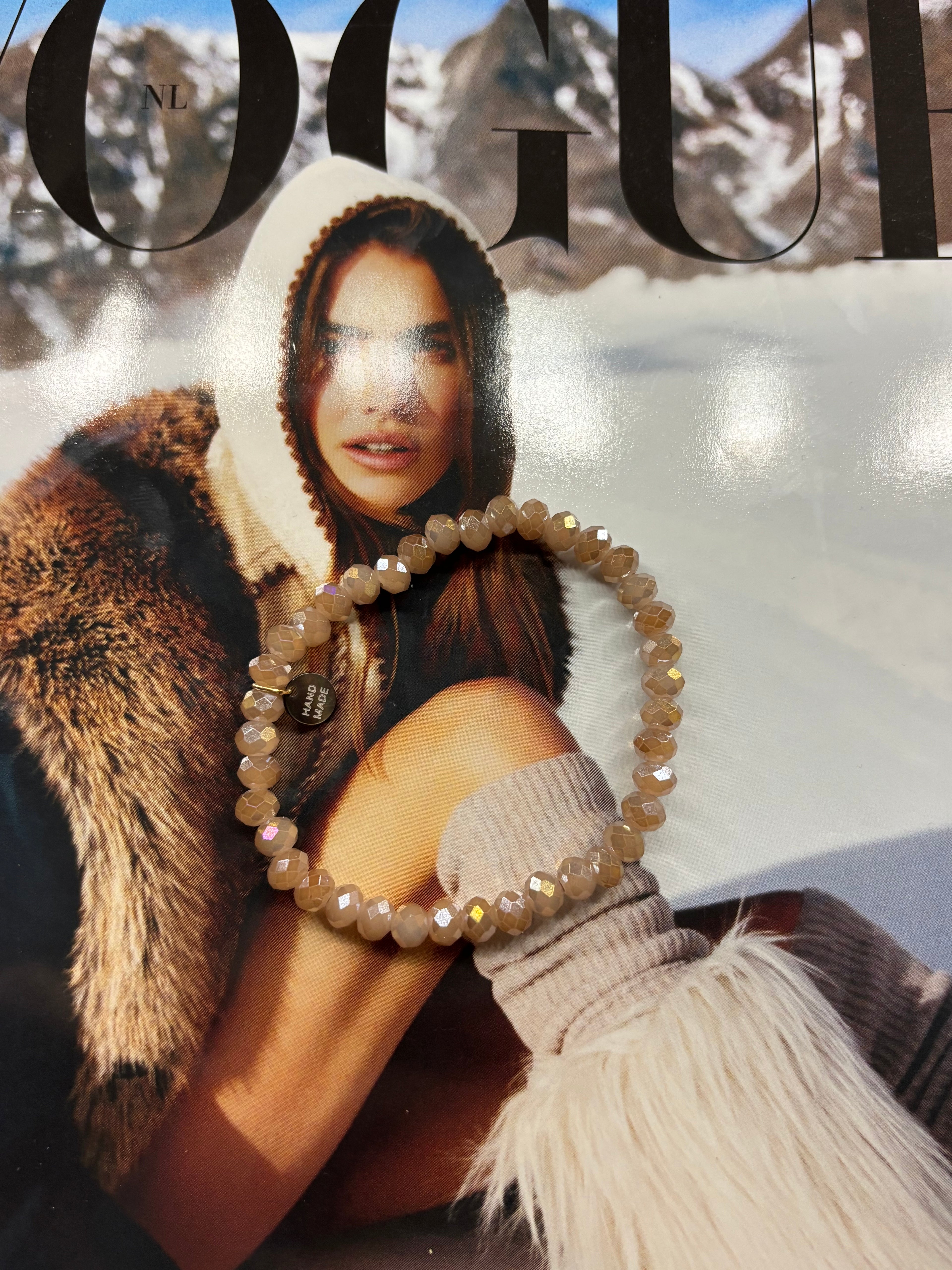 Kraal armbandjes - NUDE