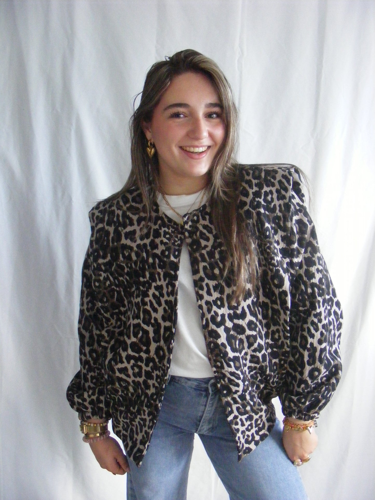 Leopard print jacket