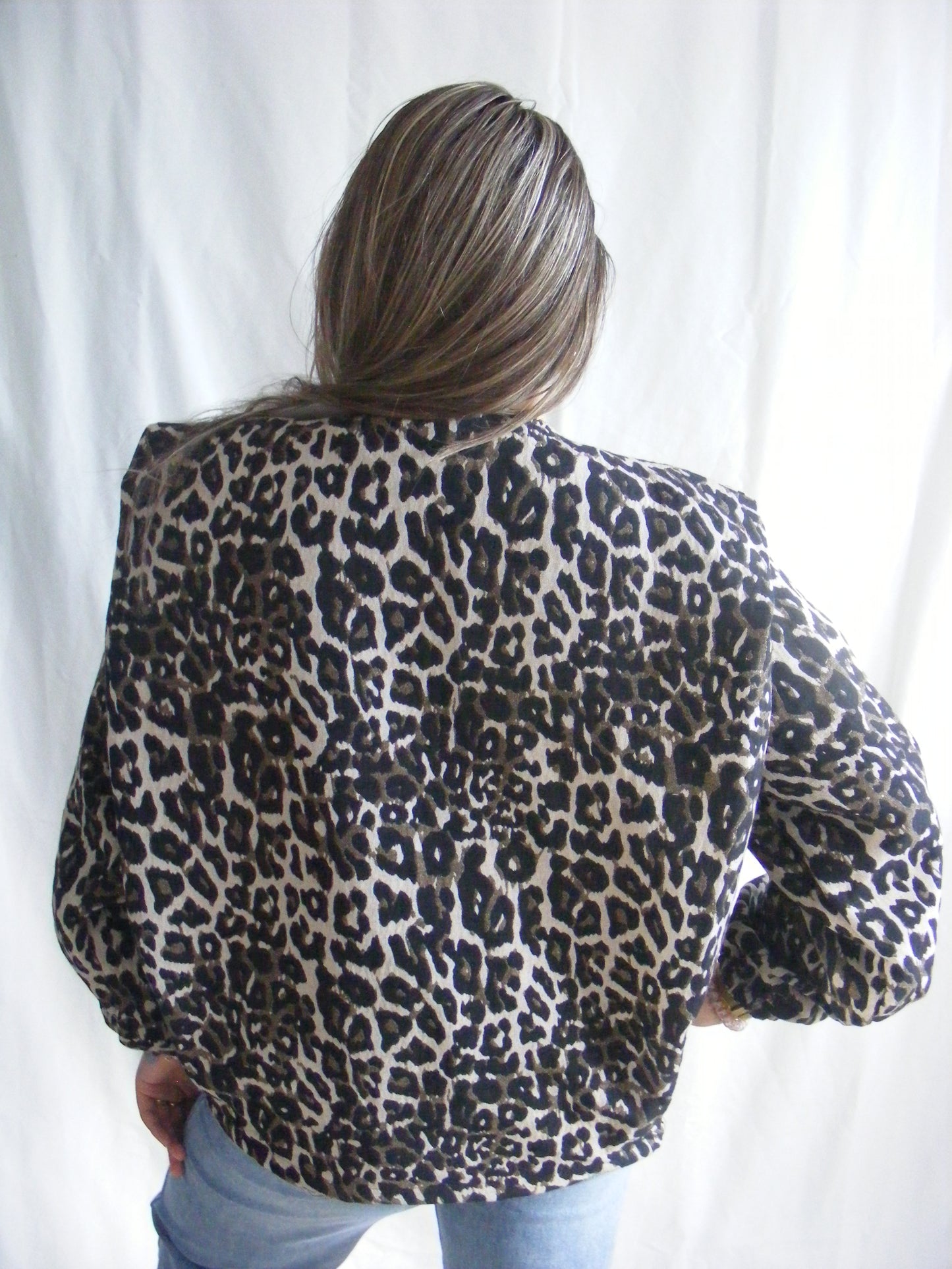 Leopard print jacket