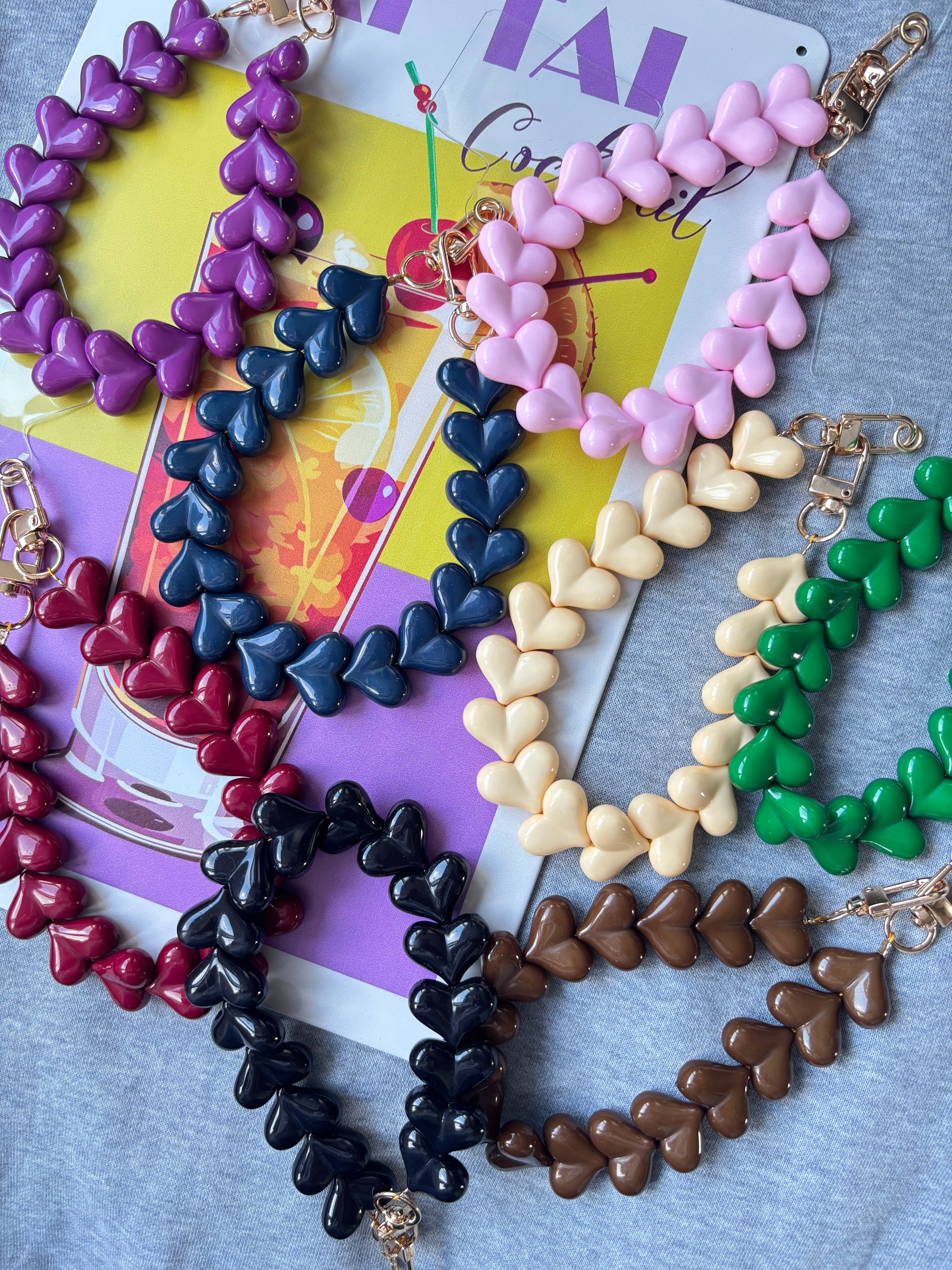PHONE CORD HEARTS