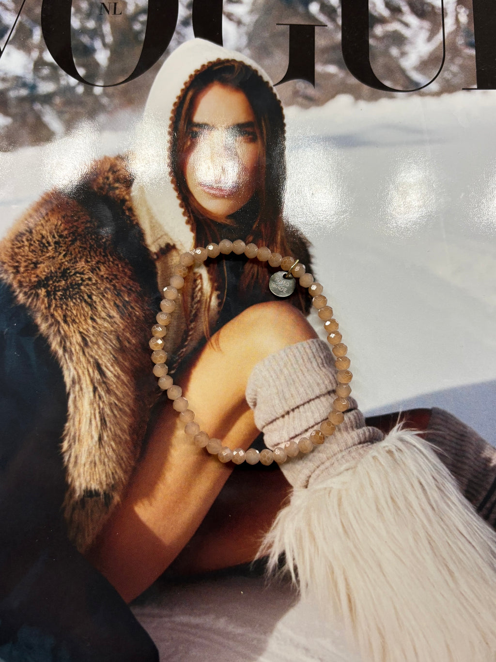 Kraal armbandjes - NUDE