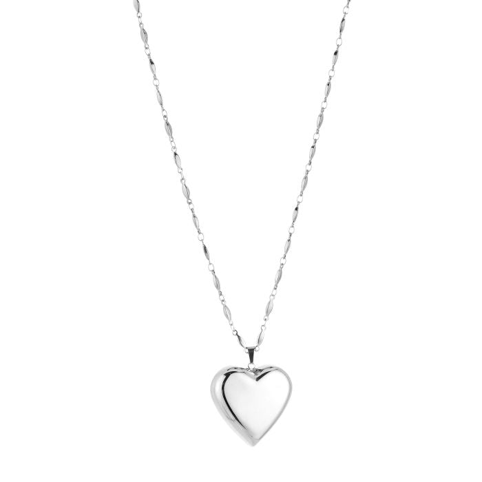 Long hearts necklace