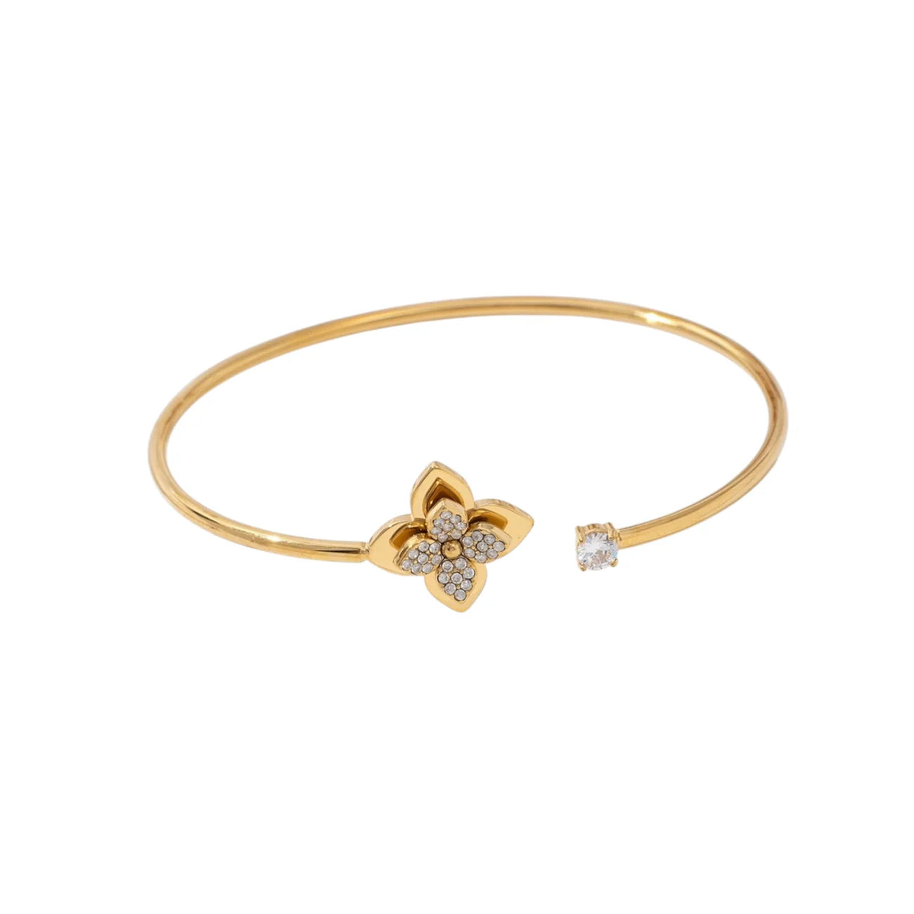 Open blossom bangle
