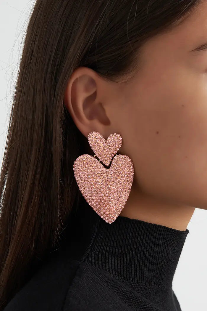 Chasing love earrings - silver